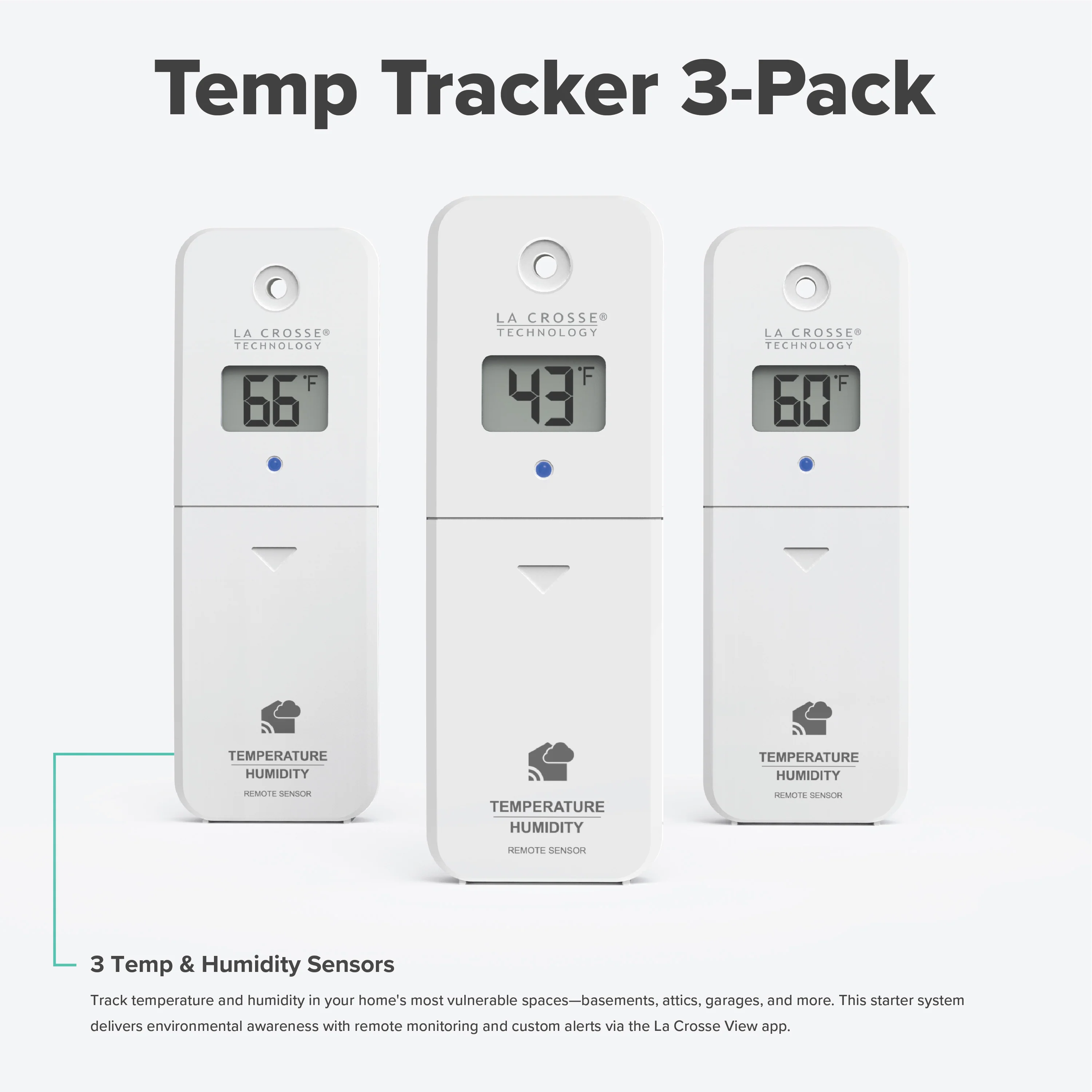 Temp Tracker Wi-Fi Alert System - 3 pack - Image 5