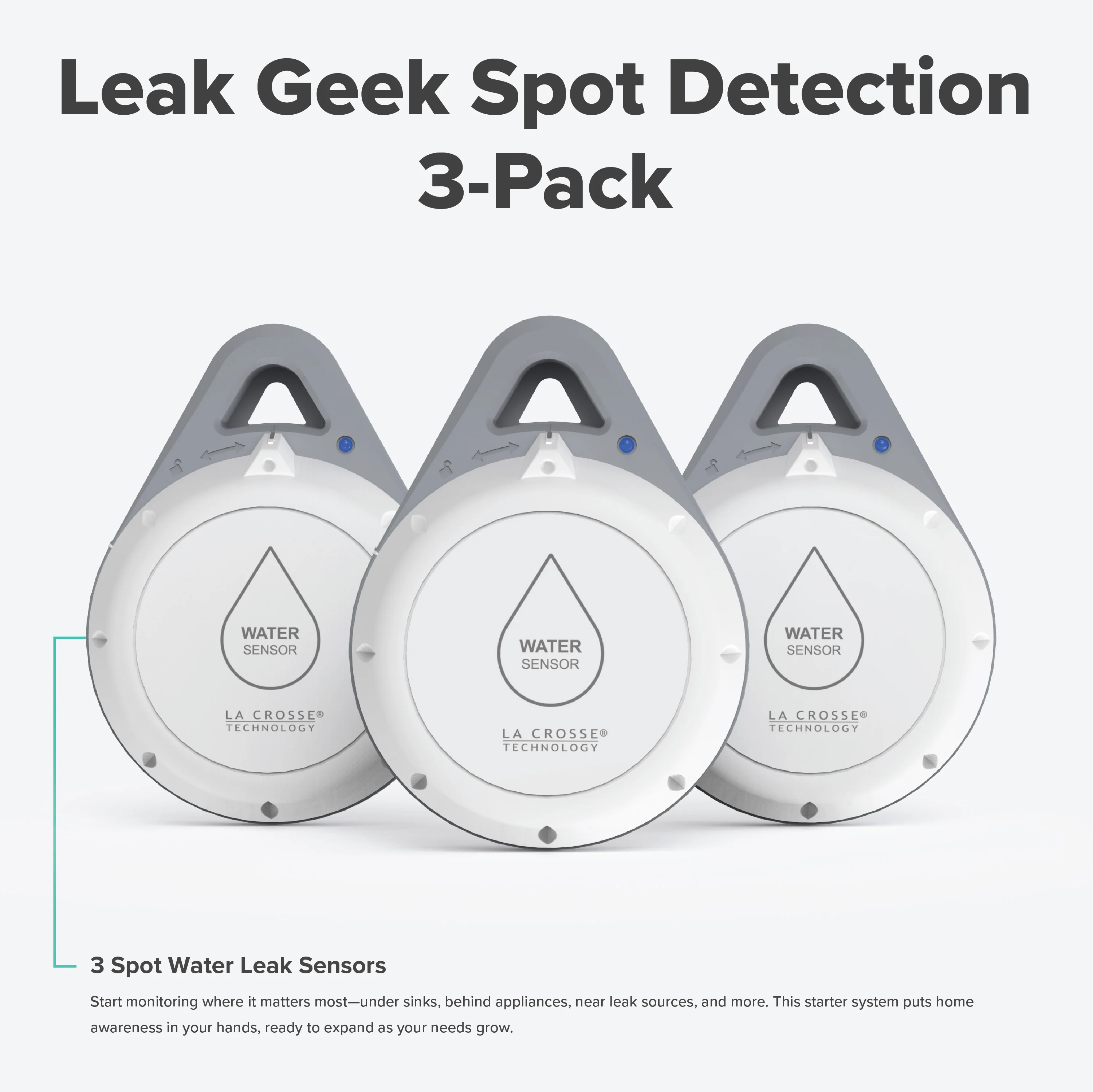 Leak Geek Spot Detection Wi-Fi Alert System - 3 pack - Image 5